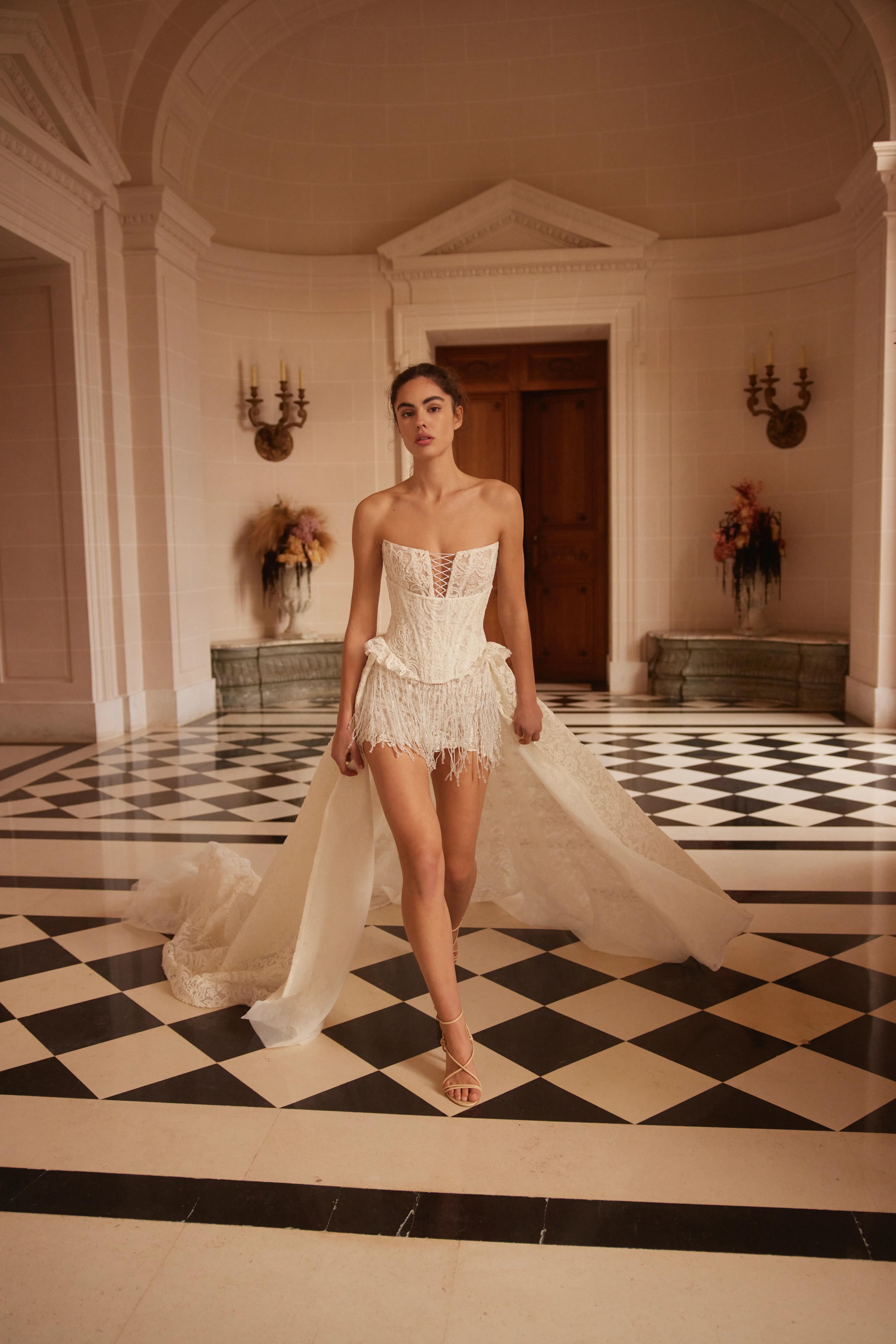 SOLEIL MINI — bridal gown by Netta BenShabu, L'Allure de la Femme, style NB.BR.2555.LZ